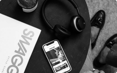 Headphones on the table